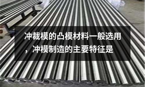 沖裁模的凸模材料一般選用，沖模制造的主要特征是