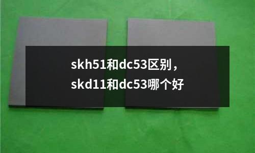 skh51和dc53區別,skd11和dc53哪個好