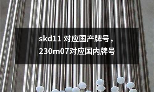 skd11 對應(yīng)國產(chǎn)牌號，230m07對應(yīng)國內(nèi)牌號
