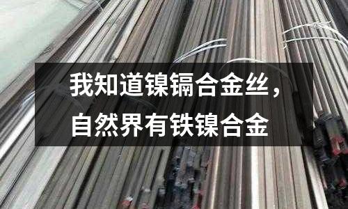 我知道鎳鎘合金絲,自然界有鐵鎳合金
