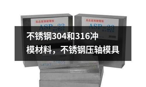 不銹鋼304和316沖模材料，不銹鋼壓軸模具