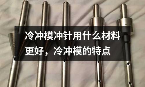 冷沖模沖針用什么材料更好，冷沖模的特點