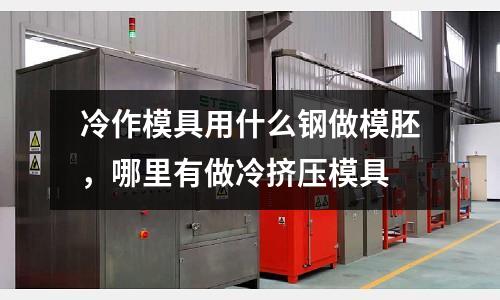 冷作模具用什么鋼做模胚，哪里有做冷擠壓模具
