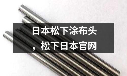 日本松下涂布頭，松下日本官網