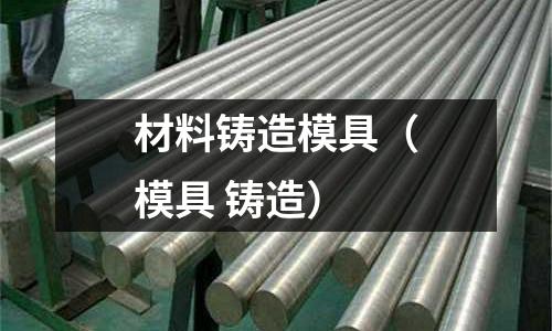 材料鑄造模具(模具 鑄造)