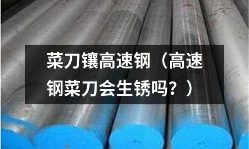 菜刀鑲高速鋼（高速鋼菜刀會生銹嗎？）