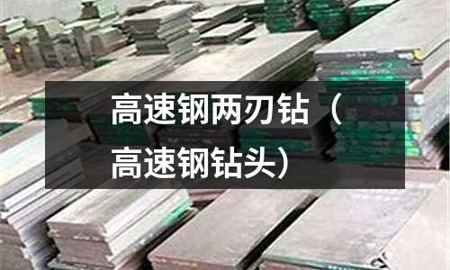 高速鋼兩刃鉆（高速鋼鉆頭）