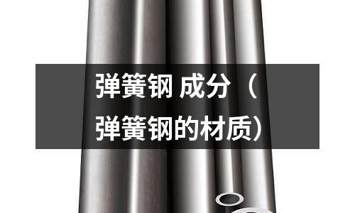 彈簧鋼 成分(彈簧鋼的材質(zhì))