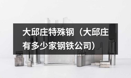 大邱莊特殊鋼（大邱莊有多少家鋼鐵公司）