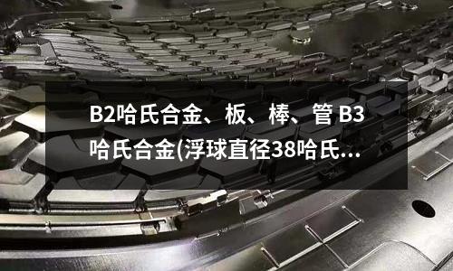 B2哈氏合金、板、棒、管 B3哈氏合金(浮球直徑38哈氏合金材質uhk)