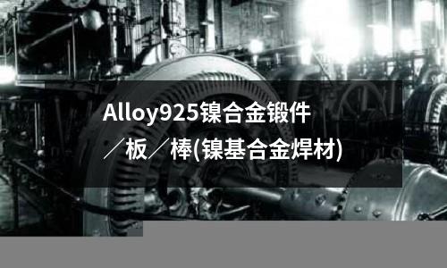 Alloy925鎳合金鍛件／板／棒(鎳基合金焊材)