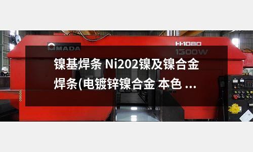鎳基焊條 Ni202鎳及鎳合金焊條(電鍍鋅鎳合金 本色 是藍色嗎？)