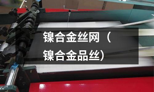 鎳合金絲網（鎳合金品絲）