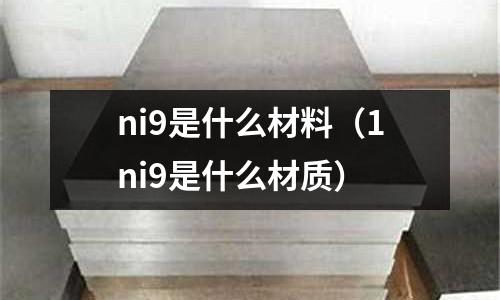 ni9是什么材料（1ni9是什么材質）