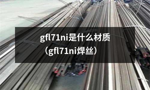 gfl71ni是什么材質（gfl71ni焊絲）