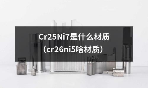 Cr25Ni7是什么材質（cr26ni5啥材質）