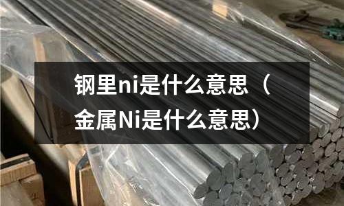 鋼里ni是什么意思（金屬Ni是什么意思）