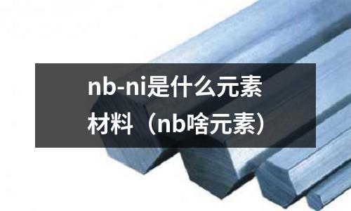 nb-ni是什么元素材料（nb啥元素）