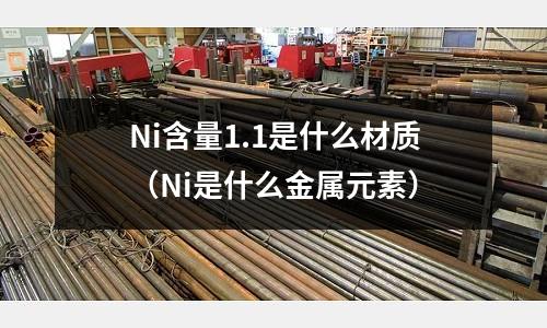 Ni含量1.1是什么材質（Ni是什么金屬元素）