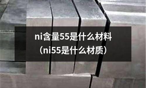 ni含量55是什么材料(ni55是什么材質)