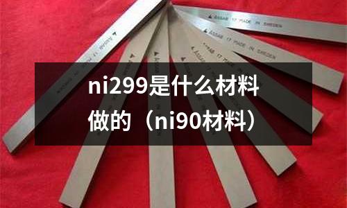 ni299是什么材料做的（ni90材料）