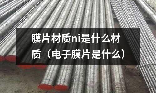 膜片材質(zhì)ni是什么材質(zhì)(電子膜片是什么)