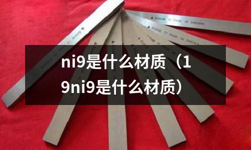 ni9是什么材質（19ni9是什么材質）