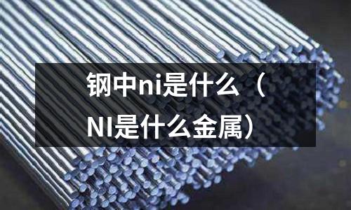 鋼中ni是什么(NI是什么金屬)